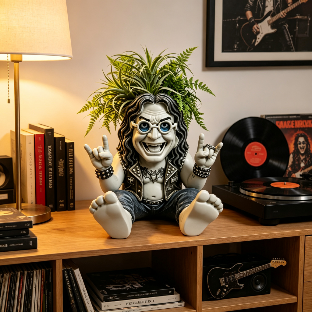 Plant Parents - Maceta de Resina Ozzy Osbourne Prince