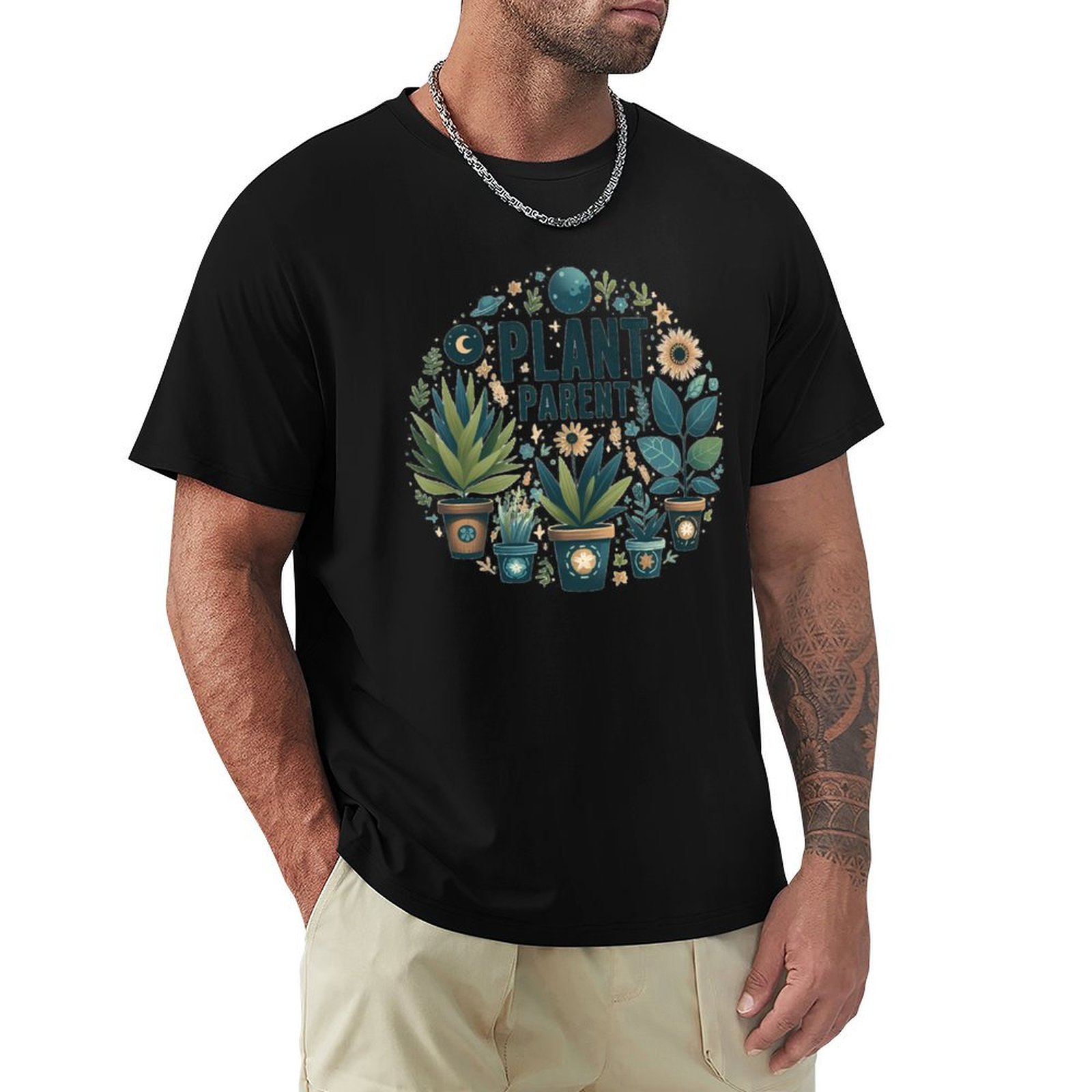 Camiseta con estampado artísti - Plant Parent T Shirt reseña y precio