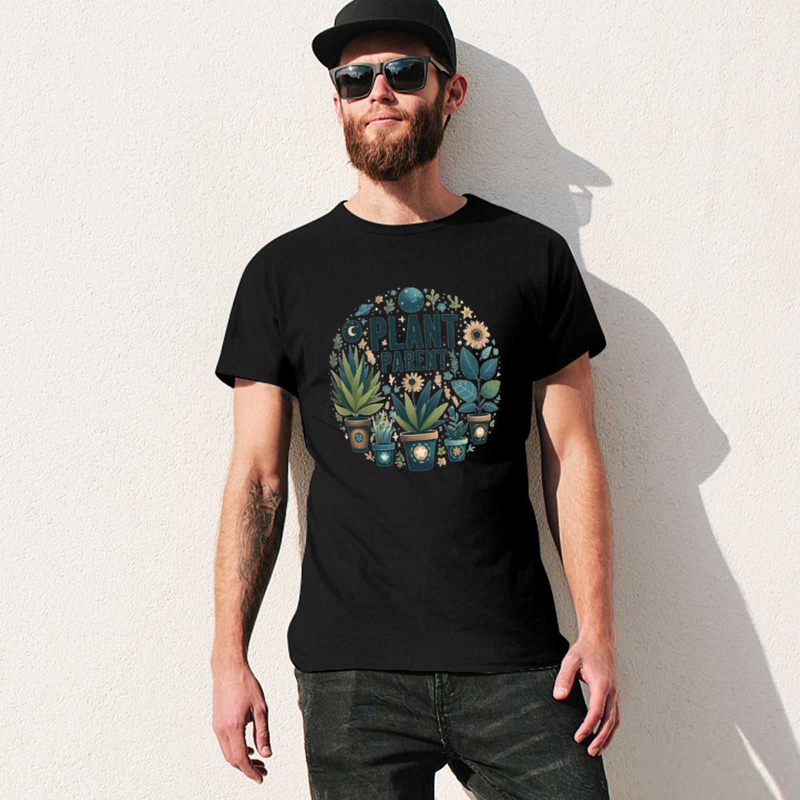 Camiseta con estampado artísti - Plant Parent T Shirt reseña y precio